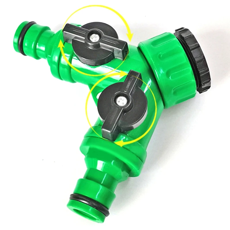 10 бр 20/25 мм Вътрешна Резба 2-ходова Воден клапан Контролер за система за Напояване Ключ Зелен