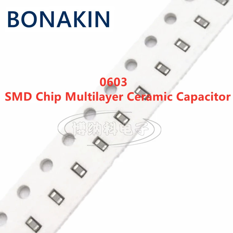 100ШТ 0603 560PF 50V 100V 250V 5% 561J C0G 1608 SMD-чип Многослойни керамични кондензатори