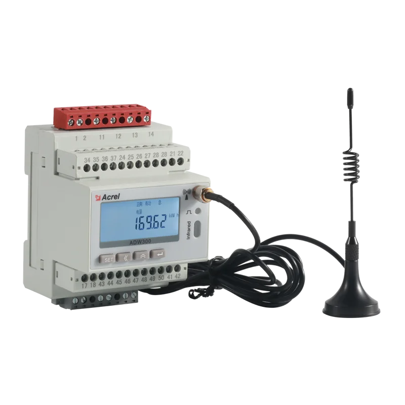 4 Канала Жични датчици за температура НПМ Интелигентни Електрически ИН MQTT 3-фазно електромера Система за дистанционно управление на захранването за вашия Център за данни/
