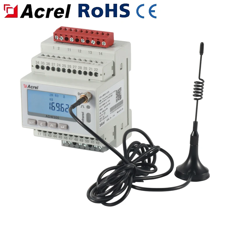 Acrel електромер ADW300 на Din-шина е с WiFi-връзка със сертифициране CE