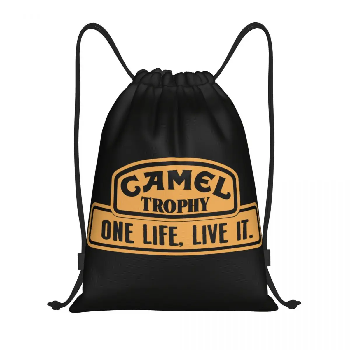 Camel Trophy One Life, Live It Раница на съвсем малък, Женски Мъжки Раница за Фитнес, Сгъваема чанта за пазаруване, чанта