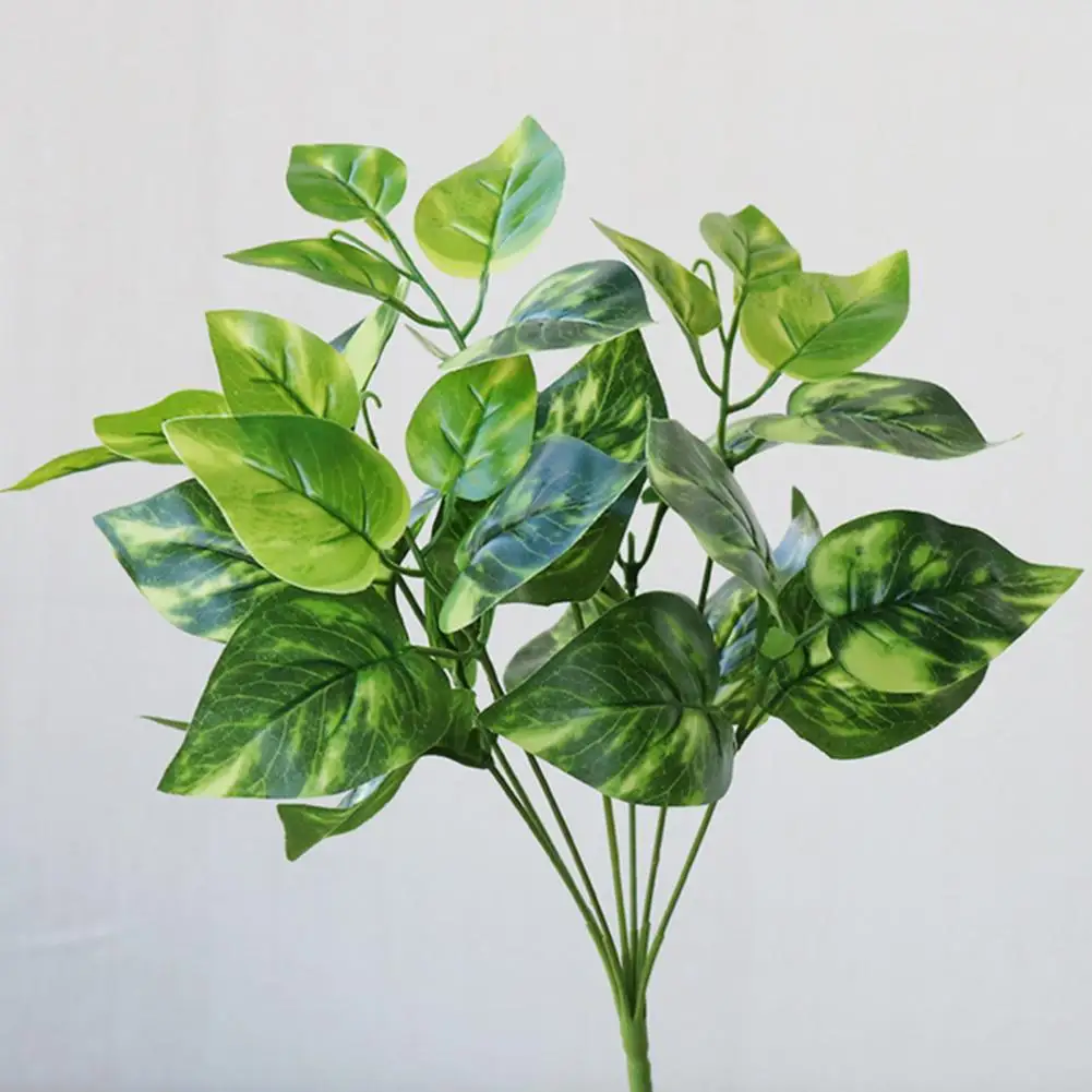 Изкуствени растения Реалистични изкуствени растения за изискан дом декор Имитация на ярки зелени листа, за да придадат на стаята по-голяма яркост