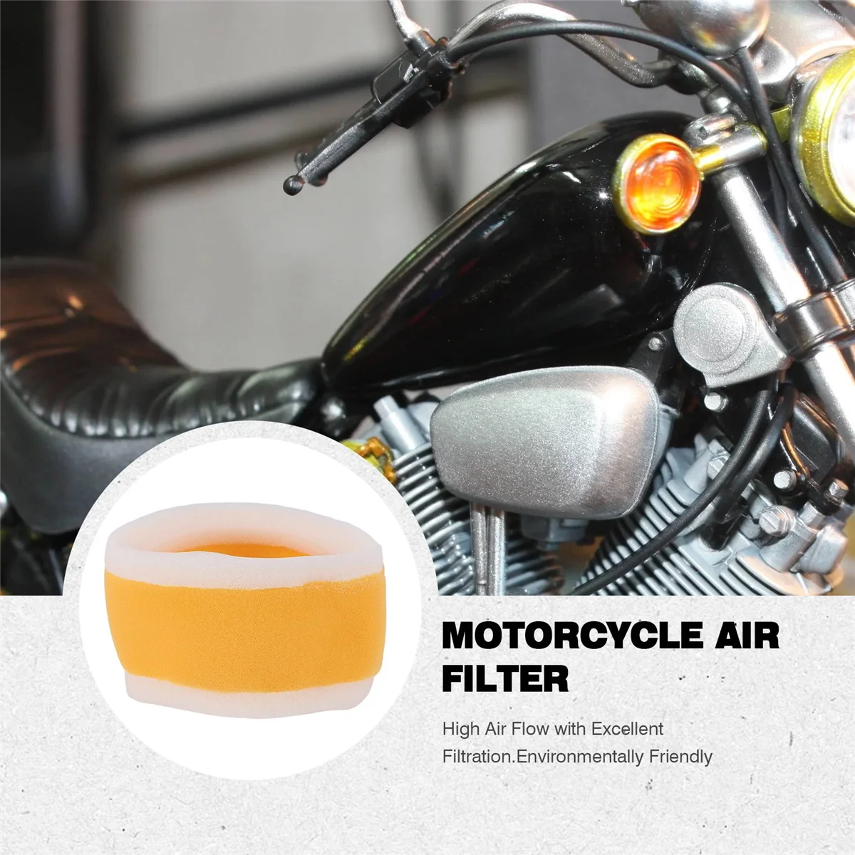 Пречистване на пяна въздушен филтър мотоциклет за Yamaha XV 125 XV250 Virgo 250 V-Star 250 1988-2015